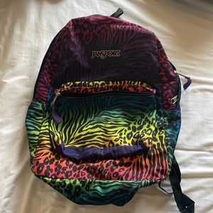 Jansport animal print backpack